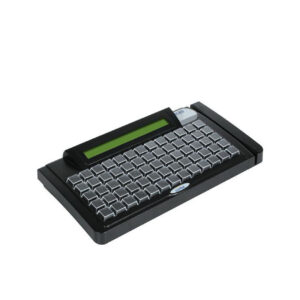 Gertec - Teclado Programável TEC-E 65 DIS (PS2), com Display Preto
