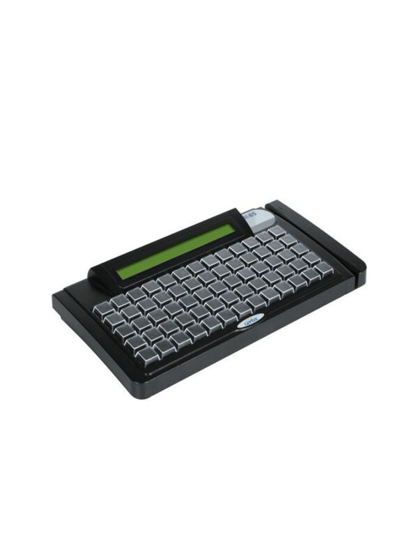 Gertec - Teclado Programável TEC-E 65 DIS (USB), com Display Preto