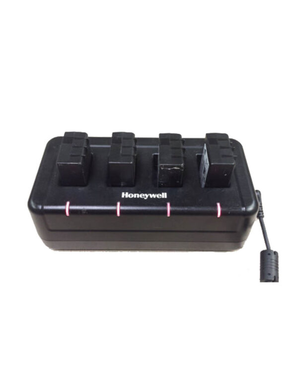Honeywell - Carregador múltiplo de 4 baterias para Dolphin 6100/6110/6500 com fonte