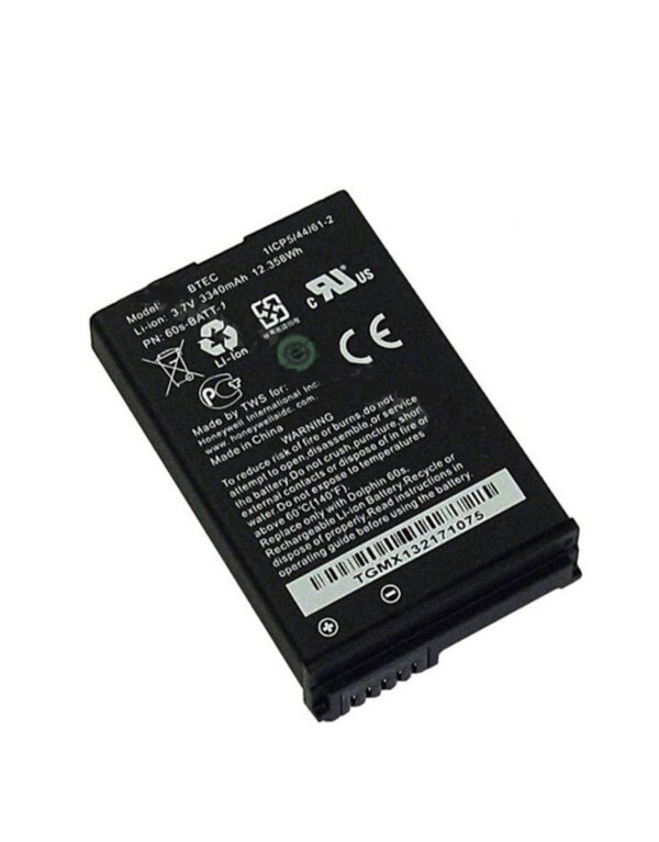 Honeywell - Bateria padrão para Dolphin 60s (Li-ion, 3.7V, 3340 mAh)