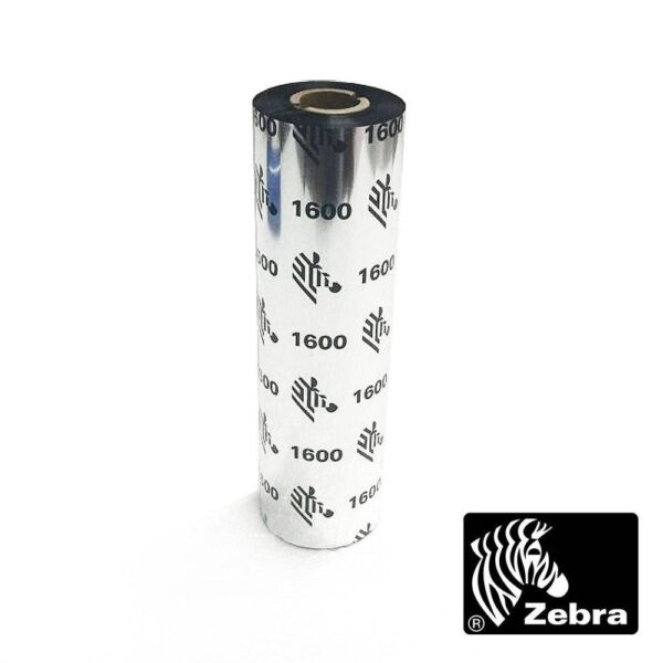 Zebra Ribbon Cera Premium 110mm x 74mts Series 1600