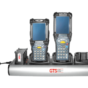 GTS Carregador de 3 posições de berço e 3 posições de bateria para MC9000/MC9100/MC9200
