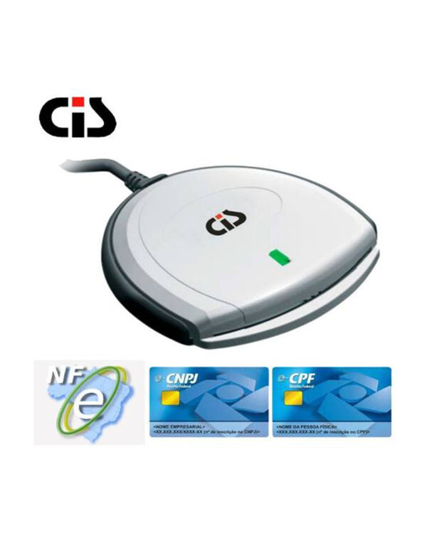 Cis - Leitor e Gravador de Smartcard Cartão Inteligente SCR 3310