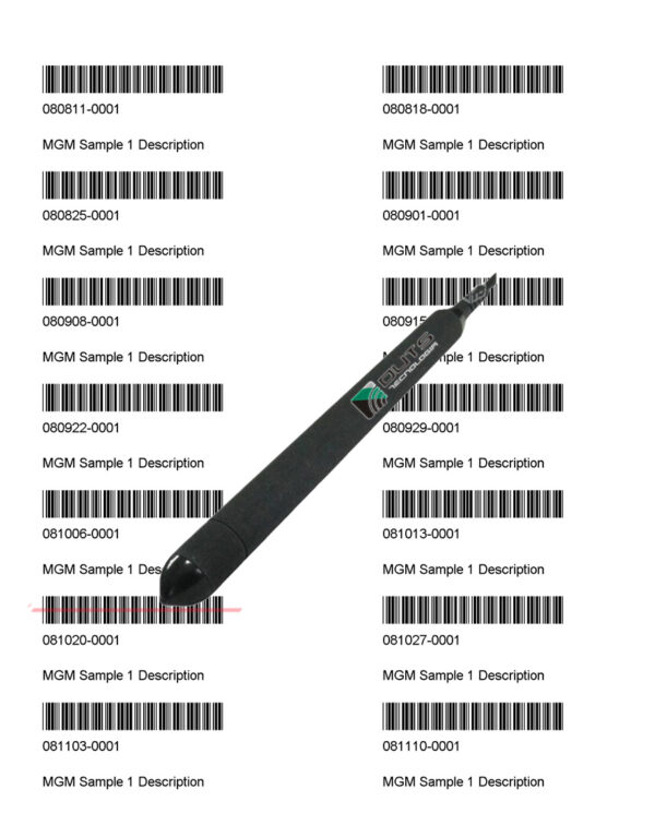 Caneta Óptica Leitora de Código de Barras Ultra Pen DT, Conexão USB Preto
