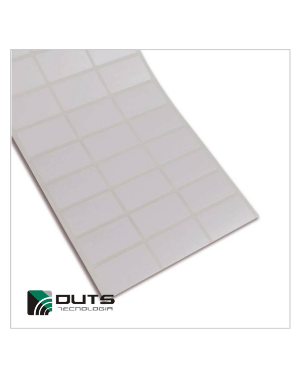 Etiqueta Adesiva Couché 33x21 - 3 Colunas Tubete 1"