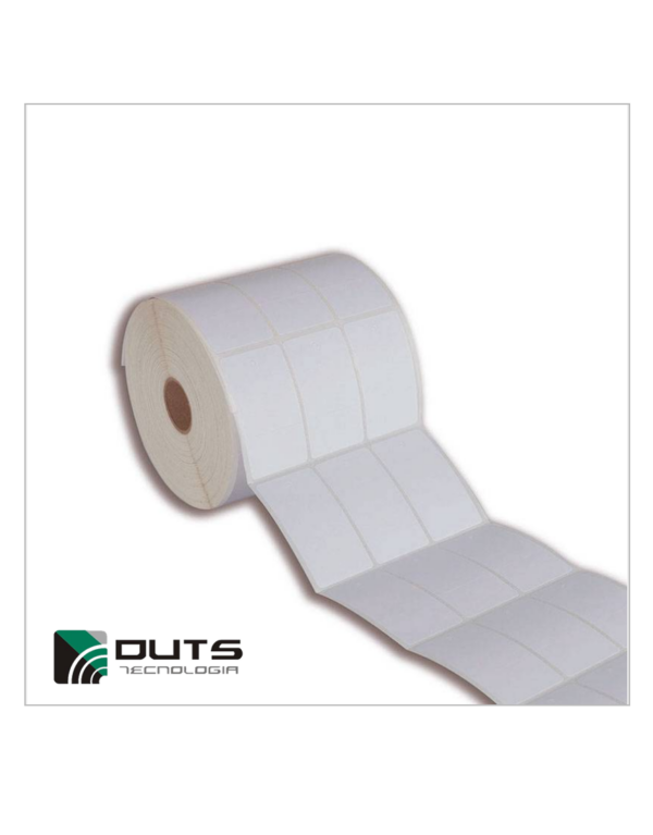 Etiqueta para Roupas Couché Adesivo 33x60 - 3 Colunas