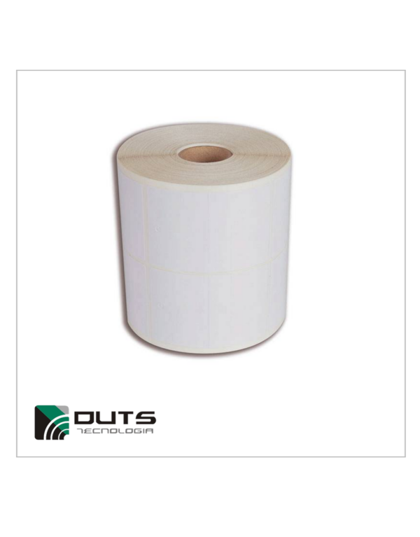 Etiqueta para Roupas Couché Adesivo 50X75 – 2 Colunas