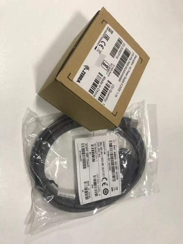 Zebra Kit Serial - Cabo Serial RS232 (CBA-U01-S07PAR) e Fonte de Alimentação (PWR-WUA5V4W0BR)