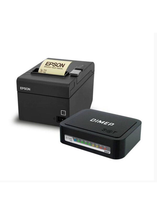 Kit SAT Fiscal D-SAT Dimep + Impressora TM-T20 Epson