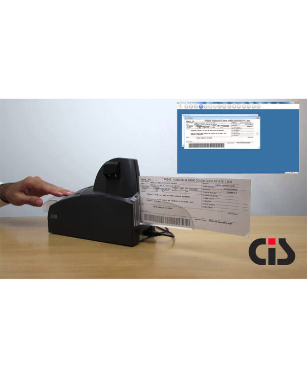 Cis - Scanner de documentos (cheques e barras) LS-40