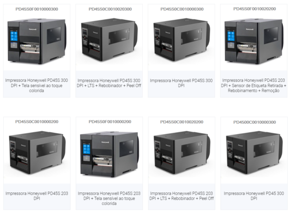 Honeywell Impressora Industrial Comercial PD45