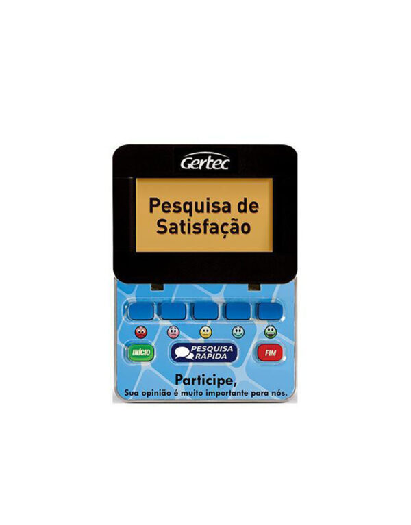 Gertec - Terminal de Pesquisa de Satisfação do Cliente, Pesquisa Rápida