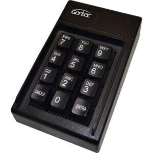 Gertec - Teclado Numérico 12 teclas Pin Pad Fone USB Preto