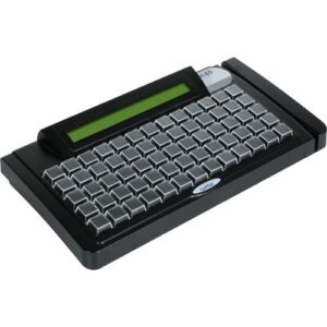 Gertec - Teclado Programável TEC-E 65 DIS LEC, com Display e Leitor Trilha 2