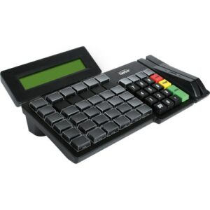 Gertec - Teclado Programável TEC 55 DIS LEC, com Display e Leitor Trilha 2