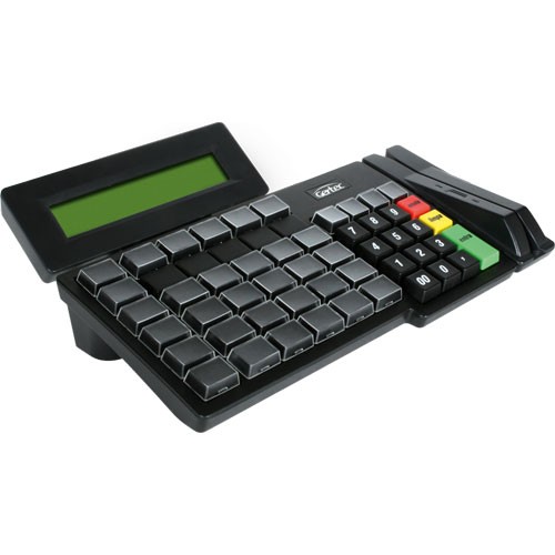 Gertec - Teclado Programável TEC 55 DIS LEC, com Display e Leitor Trilha 2