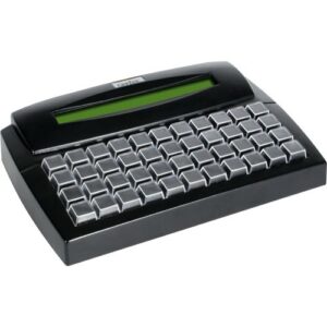 Gertec - Teclado Programável TEC-E 44 DIS com Display Preto - PS2