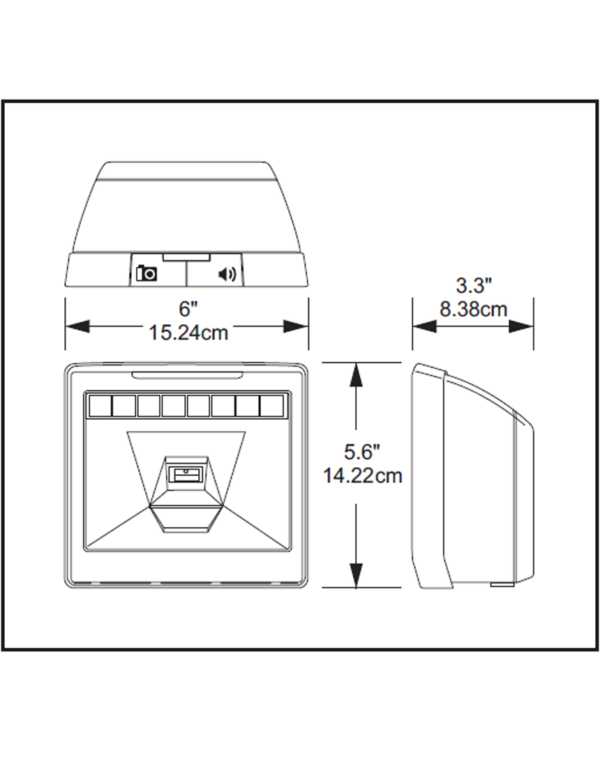 Datalogic - Leitor de Código de Barras Fixo 2D Magellan VS3200 VSi